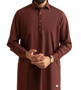 Men Shalwar Kameez Set Cotton Quick Dry Traditional High Quality Stitching Custom Logo Bulk Orders All Seasons Customizable - Product Image 4
