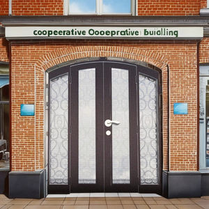 Porte d'entrée de sécurité en acier moderne, style fer forgé, design durable et imperméable pour usage commercial et résidentiel, garantie de 3 ans - Product Image 2