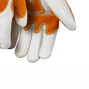 Gants de soudage en cuir de vachette résistants à la chaleur, de qualité industrielle, pour travaux lourds - Product Image 4