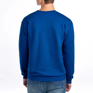 Sweat-shirt en molleton 100% coton anti-rides, anti-rétrécissement, respirant, coupe-vent, col rond uni, pour l'entraînement, mode streetwear personnalisée - Product Image 2
