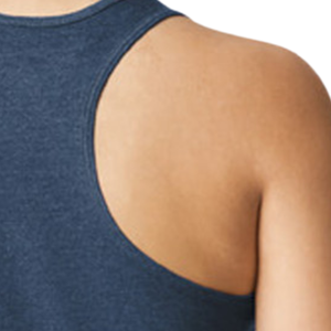 เสื้อกล้ามทรง Racerback สำหรับผู้หญิง สีกรมท่า รุ่นพรีเมียม น้ำหนักเบา เหมาะสำหรับออกกำลังกาย วิ่ง ฟิตเนส - Product Image 4