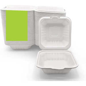 Boîtes à hamburgers en papier durable à prix de gros, personnalisables avec gaufrage, finition lisse, design durable, portables pour aliments - Product Image 6