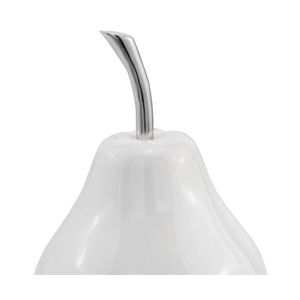 Escultura de Pera de Aluminio de 9x6 Pulgadas, Hecha a Mano, Ecológica, Duradera, Moderna, Minimalista, Decoración de Mesa, Figura Artística para Sala de Estar - Product Image 4