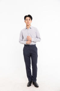 Chemise simple en polyester de compression OEM/ODM prix compétitif services de traitement de vêtements personnalisés fabriqués au Vietnam vente en gros - Product Image 6