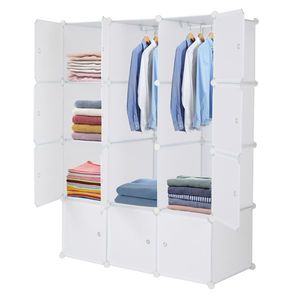 Libreria Organizzatore Contemporanea in Legno a 6 Cubi, Scaffale Aperto 3-2-1 Cubi in Bianco, Stili Moderni e Antichi - Product Image 1