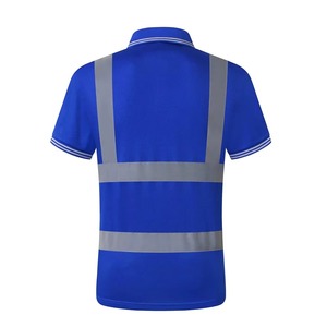 เสื้อโปโลสะท้อนแสงแบบเรืองแสงสำหรับงานก่อสร้าง แขนสั้น แห้งเร็ว ผลิตจากโพลีเอสเตอร์ สำหรับทุกเพศทุกวัย ไซส์ XS-6XL - Product Image 2