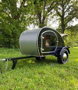 Mini caravane de voyage en forme de larme à vendre. - Product Image 5