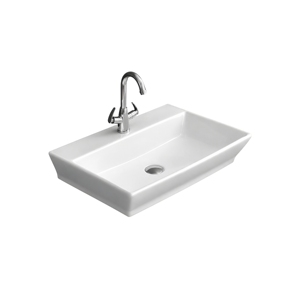 Évier de comptoir BRYN poli avec trop-plein, design moderne, capacité 12L - Product Image 1