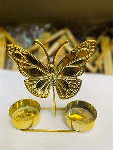 Designer Butterfly Shape <b>Candle</b> Holder Stylish Decorative Accent Perfect For Home Interior Decor And Special Occasions - Product Image 4