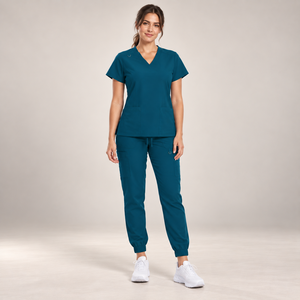 Tenue médicale unisexe à manches courtes pour le personnel infirmier et les professionnels de la santé, uniforme d'hôpital, tenue chirurgicale en denim World Precision Surgical Needle - Product Image 1