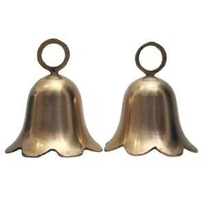 <b>Modern</b> Factory Metal <b>Christmas</b> Hanging Bell Customizable Size Durable Eco-Friendly Home Decor for <b>Tree</b> Wall Window Display - Product Image 1