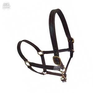 Harnais d'équitation en cuir véritable de qualité supérieure, harnais anglais rembourré, vente en gros - Product Image 5