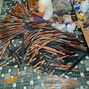 ปลอกคอสุนัขหนังแกะสลักด้วยมือคุณภาพสูงสุด พร้อมแผ่นรองนุ่มและดีไซน์ประดับลูกปัด ผู้ผลิตปลอกคอสุนัขแบบตะวันตกประดับลูกปัด - Product Image 2
