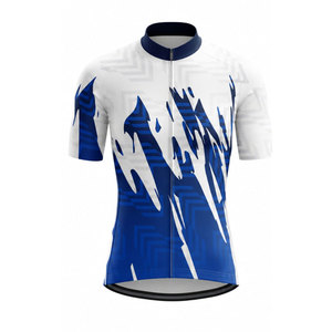 Custom Road Bike Blank Men Cycling Jersey Set Short Sleeve Cycling Jersey Custom Logo Full Sublimation Printing - Product Image 2