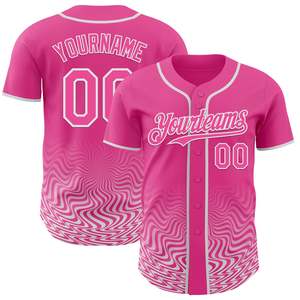 Achetez maintenant : Maillot de baseball boutonné, respirant, séchage rapide, vêtements de sport, couleurs et tailles personnalisées XS-7XL - Product Image 1
