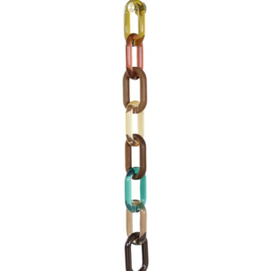 The Customization <b>resin</b> Chain links Custom size and <b>clear</b> colors multi colors <b>resin</b> big links available - Product Image 1