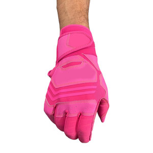 Gants de baseball à doigts entiers, taille réglable, en cuir véritable de qualité supérieure, pour le frappeur, le fielding et l'entraînement, confortables - Product Image 4