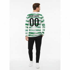 เสื้อยืดแขนยาวพิมพ์ลายแบบซับลิเมชั่นสั่งทำได้ตามต้องการ ขายดีที่สุด รับผลิตจำนวนมากสำหรับการสั่งซื้อแบบขายส่ง - Product Image 4