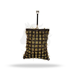 Bolsa de Heno de Alimentación Lenta para Caballos, Comedero de Heno de Nailon Duradero con Tejido Reforzado en la Parte Delantera - Product Image 1