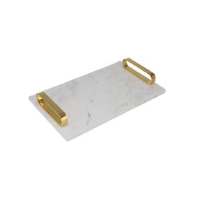 White Marble Tray For Home And <b>Wedding</b> Table Decorative Tray Premium Quality Restaurant Serving Tray At Best Prices - Product Image 1