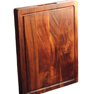 Tabla de cortar de cocina de madera de acacia de uso doméstico Premium tabla de cortar y servir queso duradera multiusos - Product Image 1