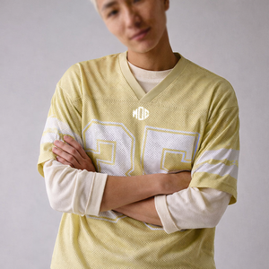 T-shirt Streetwear Y2K personnalisé avec impression par sublimation, maillot de football américain en mesh avec logo personnalisé, coupe ample et épaisse, vente en gros - Product Image 6