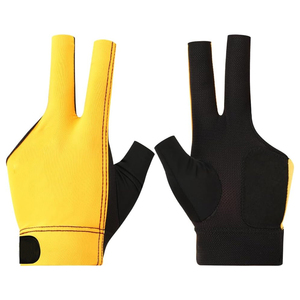 Design Your Own Multifunctional 3 Fingers Snooker Gloves Online Best Selling Custom Polyester Made 3 Fingers Snooker Gloves - Product Image 3