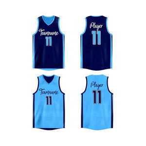 Camiseta de Baloncesto Deportiva de Malla Reversible Antibacteriana de Secado Rápido, Uniforme de Juego y Entrenamiento para Equipos de Adultos - Product Image 1