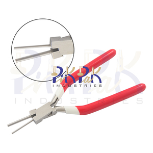 Alicates para hacer anillas pequeñas de 1.5mm y 2mm, 160mm, con doble mango de PVC y resorte, para engarzar, pesca y fabricación de joyas, OEM - Product Image 1