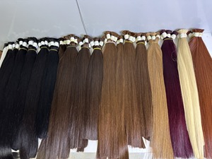 Soldes! Vente en gros de paquets de cheveux bruts vietnamiens trame osseuse droite grand stock de cheveux vierges de qualité supérieure 100% cheveux Remy - Product Image 5