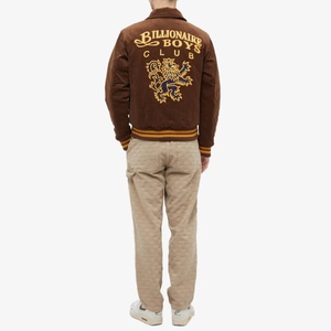 Custom Logo <b>Brown</b> <b>Corduroy</b> Varsity <b>Jacket</b> Men Vintage Embroidery Letterman Bomber <b>Jacket</b> Unisex Streetwear Wholesale Outerwear - Product Image 5