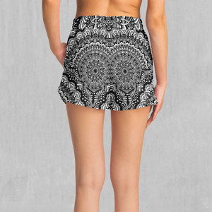 Shorts Deportivos de Cintura Alta para Mujer, Transpirables, de Nailon y Elastano, con Diseños Sublimados, Shorts de Compresión para Fitness, Venta al Por Mayor - Product Image 2