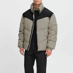 2026 New Design Men <b>Thin</b> Stand Collar Long Sleeve <b>Waterproof</b> Eco-Friendly Puffer <b>Jacket</b> - Product Image 3