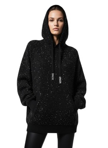 Sudadera con Capucha Personalizada con Pedrería para Hombre, 500 g/m², Estilo Oversize, Lavado Ácido, Streetwear, Marca ODM - Product Image 2