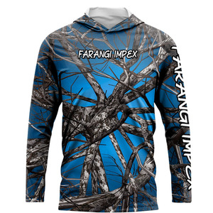 Hoodie de pêche personnalisé HUK pour hommes, vêtements de performance, respirant, manches longues, jersey de randonnée, séchage rapide, chemise de sport d'extérieur - Product Image 3