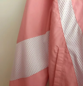 Nouvel ensemble de survêtement unisexe d'été, couleur unie, capuche personnalisée, couleur contrastante, 100 % nylon, antibactérien, respirant, léger - Product Image 3