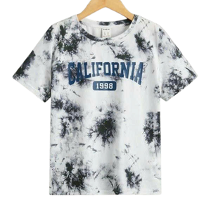 Vietnam Streetwear surdimensionné 100% coton Pantone teinture t-shirt fait à la main automne hiver dégradé Look - Product Image 2