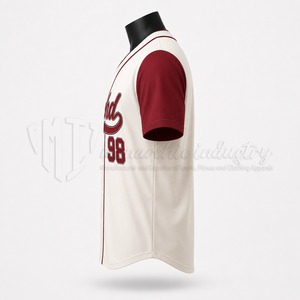 Professional Custom Baseball Uniform Jersey Breathable <b>Button</b> Team <b>Shirt</b> OEM ODM Factory Wholesale Sportswear 100% Polyester - Product Image 5
