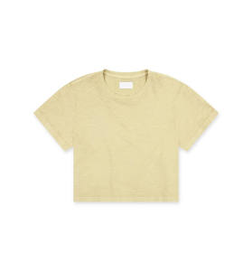 Camiseta Corta de Manga Corta con Cuello Redondo para Mujer, Ecológica, 100% Algodón, Transpirable, Colores y Tallas Personalizables, Venta al Por Mayor - Product Image 2