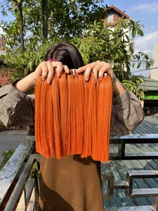 ช่อผมมนุษย์สี12A เวียดนามมัดผมตรงสีธรรมชาติ - Product Image 4