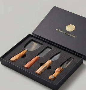Trending Silver Head With Wooden Handle <b>Cheese</b> <b>Knives</b> <b>Set</b> Modern Design Kitchen Tools For Special Events And Tabletop Decor - Product Image 3