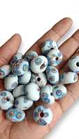 Perles de commerce africaines vintage en gros, boîte de perles en verre mosaïque Millefiori œil de guêpe - Perles de mariage africaines pour la fabrication de bijoux