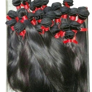 Venta al por mayor 100% extensión de cabello brasileño virgen doble dibujado crudo sin procesar cabello humano indio precios baratos - Product Image 3