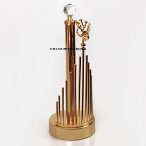 Moderno y Creativo Servilletero de Aluminio con Diseño en Relieve, Aspecto Único y Atractivo para Mesa de Boda - Product Image 2