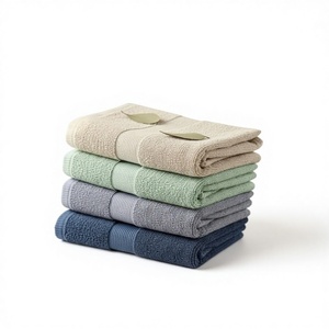 Toallas de Rizo Personalizadas con Logotipo Bordado, Multicolores y de Diferentes Tamaños, para Spa, Salón de Belleza, Toallas de Baño de Lujo de Algodón para Hotel y Barbería - Product Image 1