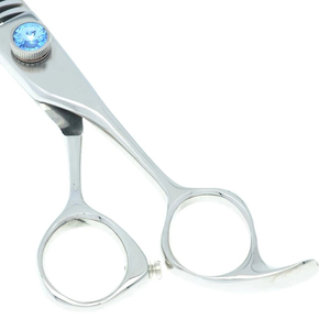 Ciseaux de dégradé professionnels avec manche en acier inoxydable, lame droite pour salon de coiffure, outil de beauté à prix avantageux - Product Image 5