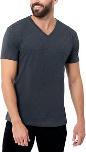 Men's V-Neck T-Shirt Fitted Soft Casual V-Neck Tees Perfect V-Depth No-Shrink No-Fade Comfort for Sleep <b>Undershirts</b> Daily Use - Product Image 6