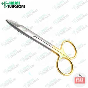 กรรไกรมงกุฎและปลอกคอ Bee Bee กรรไกรครึ่งทอง Tc 4.5" เครื่องสแตนเลสโลโก้ที่กําหนดเอง - Product Image 5