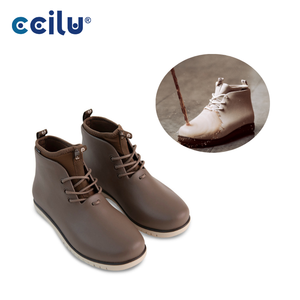 Cruelty Free Vegan Waterproof Walking Shoes <b>Rainboots</b> XpreSole Panto High Top - Product Image 1