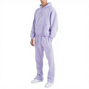 Conjunto Deportivo Personalizado Unisex, Transpirable, con Capucha, Impermeable, Lavado Ácido, 100% Algodón, Retro, 2 en 1, Corte Regular, Grueso - Product Image 6